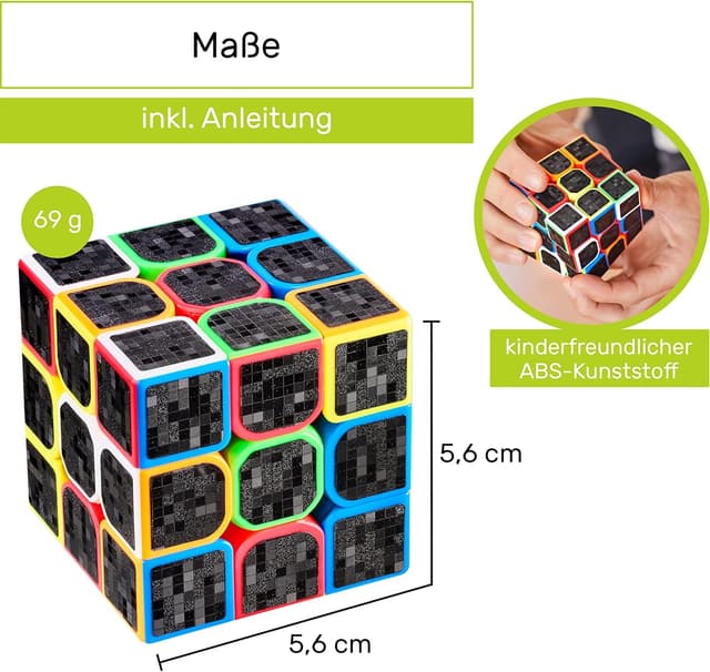Detalle 2 de CUBIDI Zauberwürfel 3x3 Typ New York