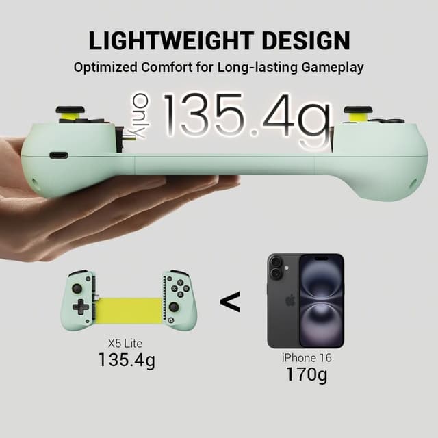Detalle 2 de GameSir X5 Lite Type‑C mobile gaming controller for Android & compatible iPhone/iPad sizes