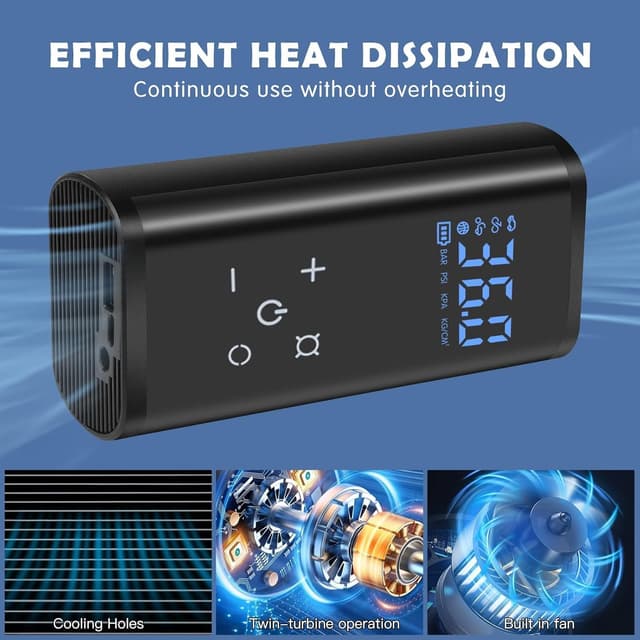 Thumbnail 2 de YUGUANG Compresseur à Air Portatif 6000mAh