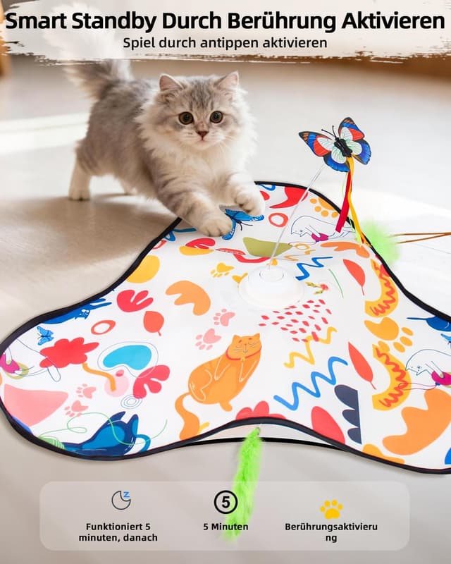 Thumbnail 4 de Wagxoey Interaktives Katzenspielzeug Wiederaufladbar
