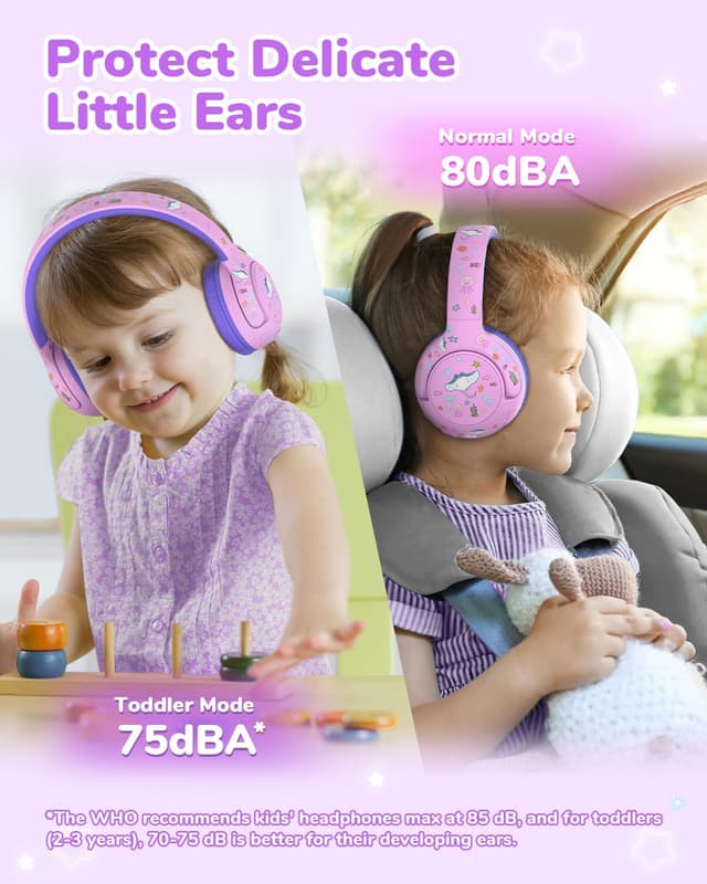 Thumbnail 4 de iClever Bluetooth Kopfhörer Kinder 74 Std. Spielzeit