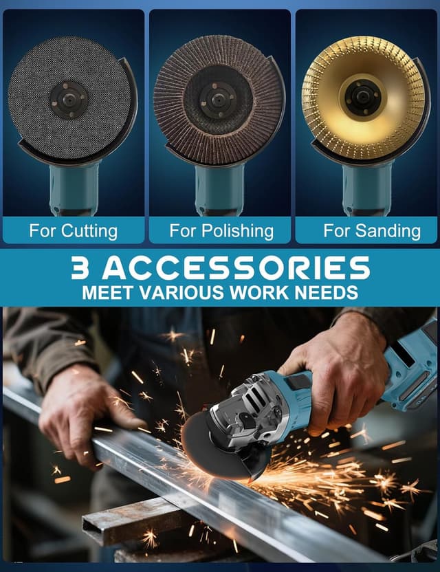 Thumbnail 4 de DURFICST DAG310 smerigliatrice 125 mm