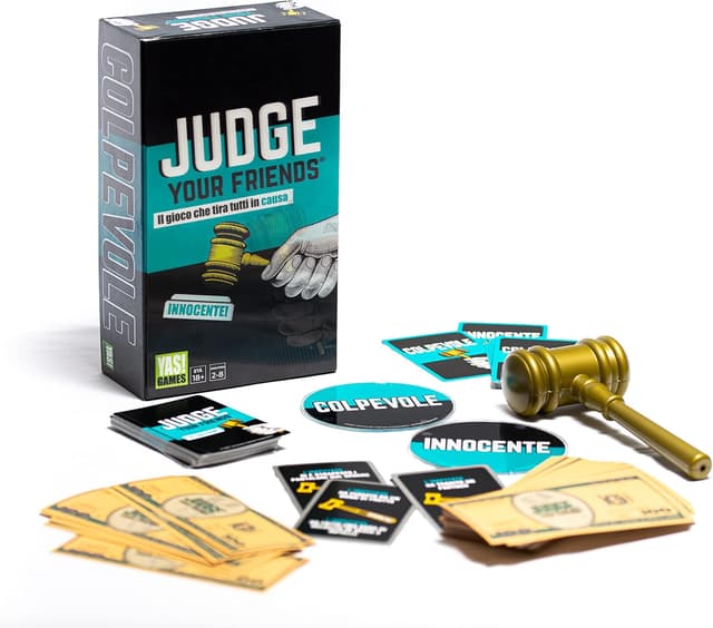 Detalle de Judge Your Friends – L’Unico In Italiano di YAS Games, gioco da tavolo party per 2–8 giocatori