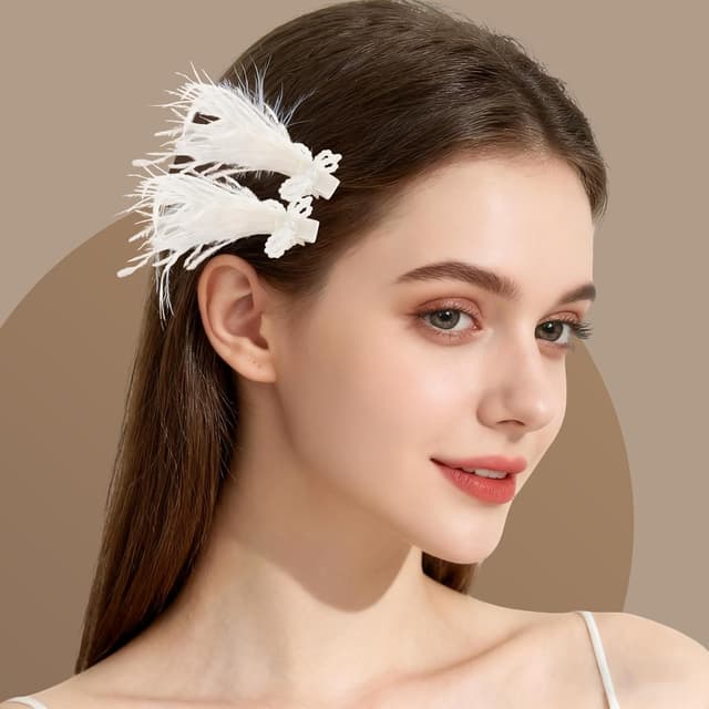 Thumbnail 5 de TONAUP Feder Haarspangen 4er Set 🎀