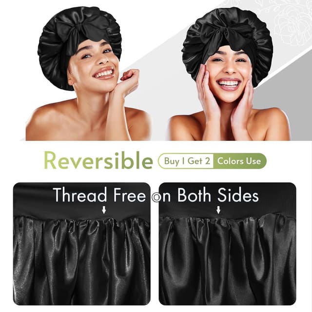 Thumbnail 1 de BONNET QUEEN Seidenhaube Schlafhaube Seide