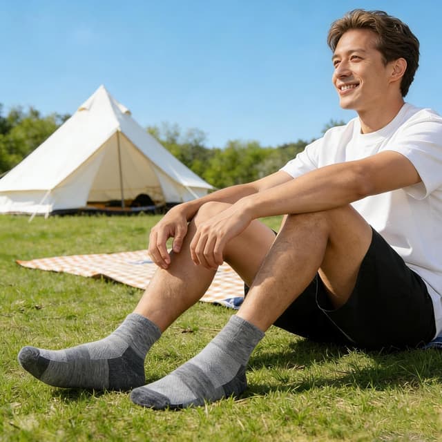 Detalle 2 de RZTT 90% merino wool socks 3 pairs