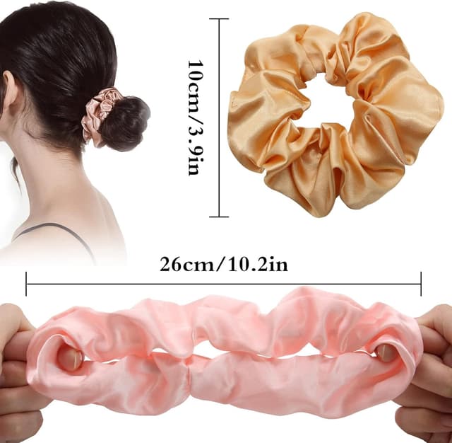 Detalle 2 de Rayyl lot de 12 chouchous en satin