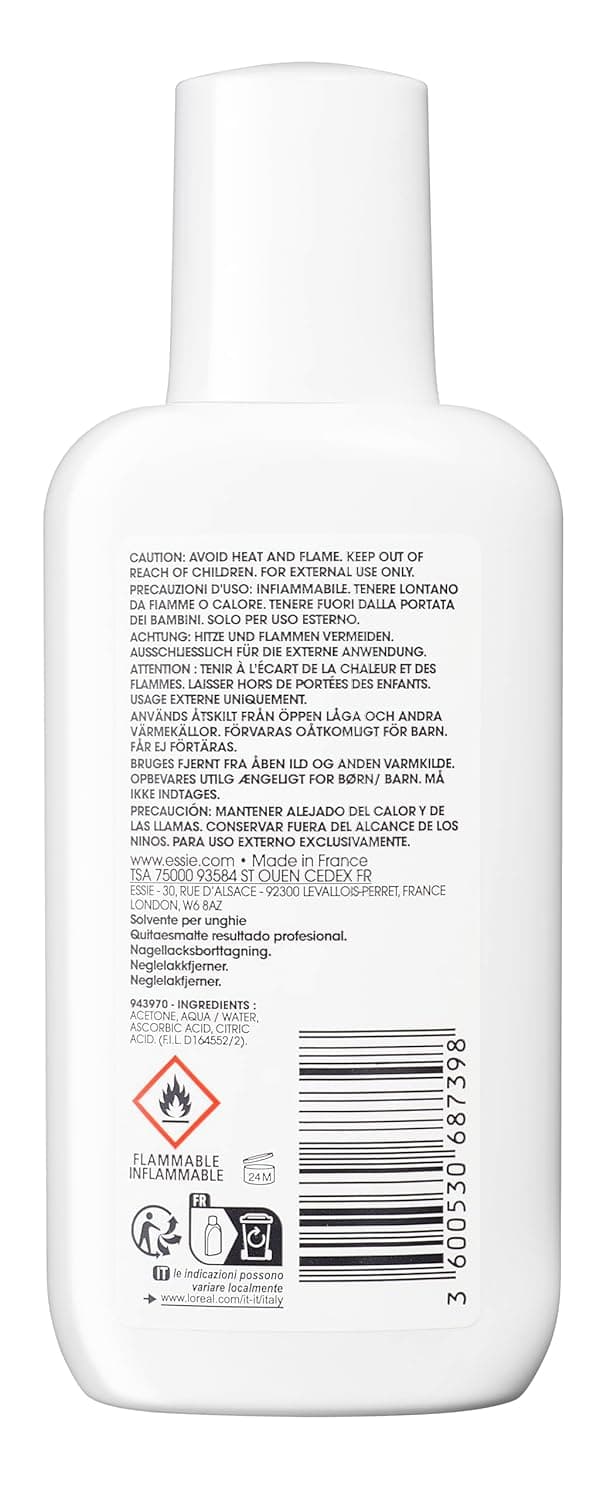 Detalle 2 de essie Klärender Nagellackentferner good as gone Doppelpack (2 x 125 ml) – Reinigung & Aufhellung