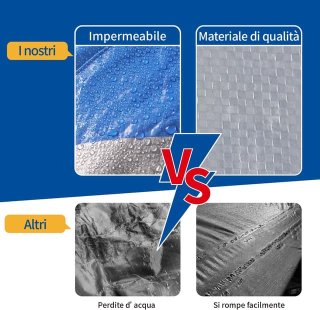 Thumbnail 5 de Covall Telone 3x4 impermeabile ⛺