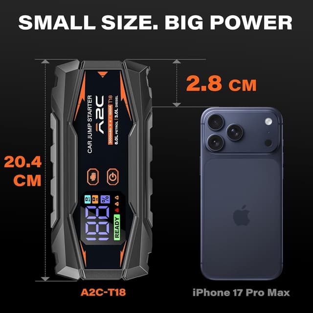 Thumbnail 6 de A2C Car jump starter 16800mAh portable charger