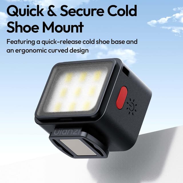 Detalle de ULANZI DG01 mini video light, 5600K