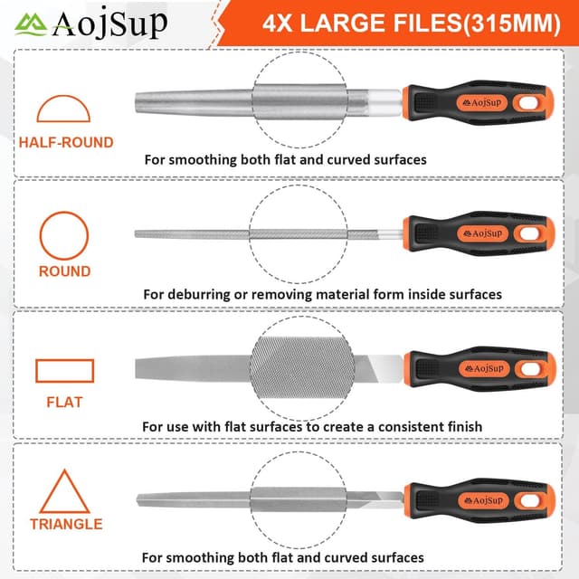 Thumbnail 3 de AojSup Feilenset 18-tlg