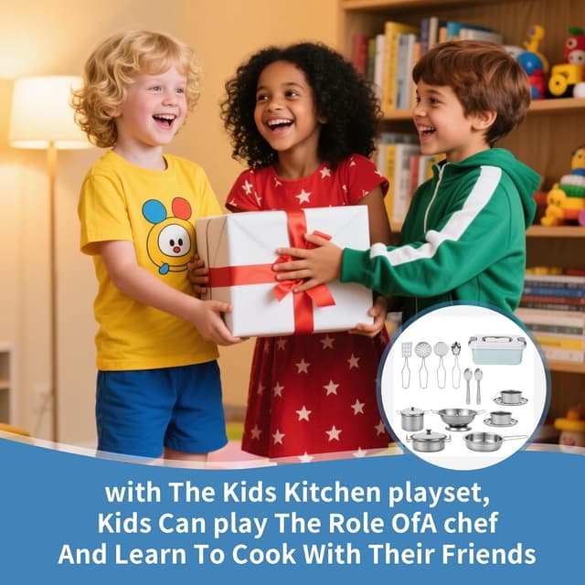 Thumbnail 6 de 17 Piezas Juguetes de Cocina para niños Accesorios