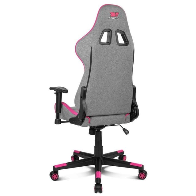 Detalle de Drift DR90 Pro silla gaming gris/rosa