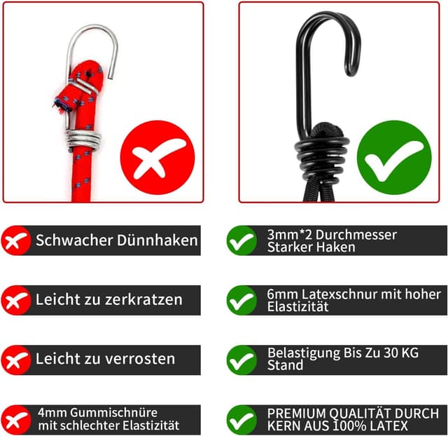 Thumbnail 6 de TaoTazon Spanngummi mit Haken 20 cm