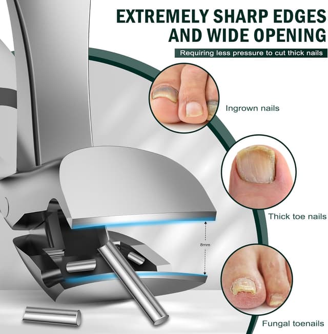 Detalle de FVION angled head nail clippers for thick nails