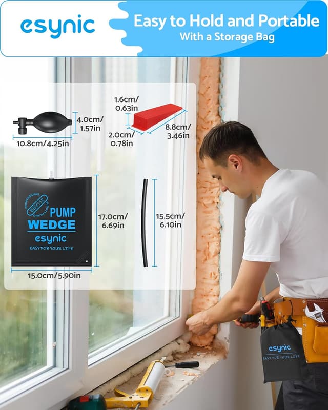 Detalle 2 de eSynic Air Wedge Pump Bag 2pcs for Car Repair
