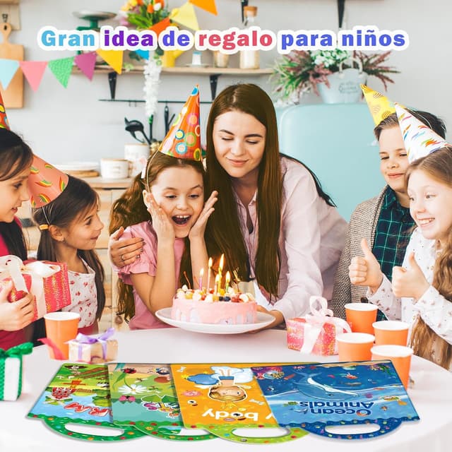 Thumbnail 6 de GUYUCOM 4 libros de pegatinas reutilizables