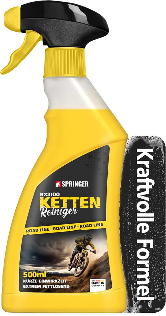 Detalle de SPRINGER RX3100 Kettenreiniger 500 ml – Fahrrad-Antriebsreiniger gegen Fett, Öl und Schmutz