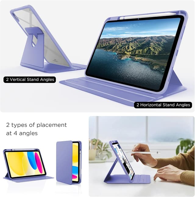 Detalle 2 de iPad 11th Gen rotating case 360°