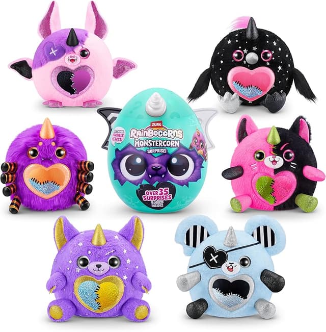 Detalle 2 de Rainbocorns ZURU Monstercorn Surprise Gato peluche accesorios