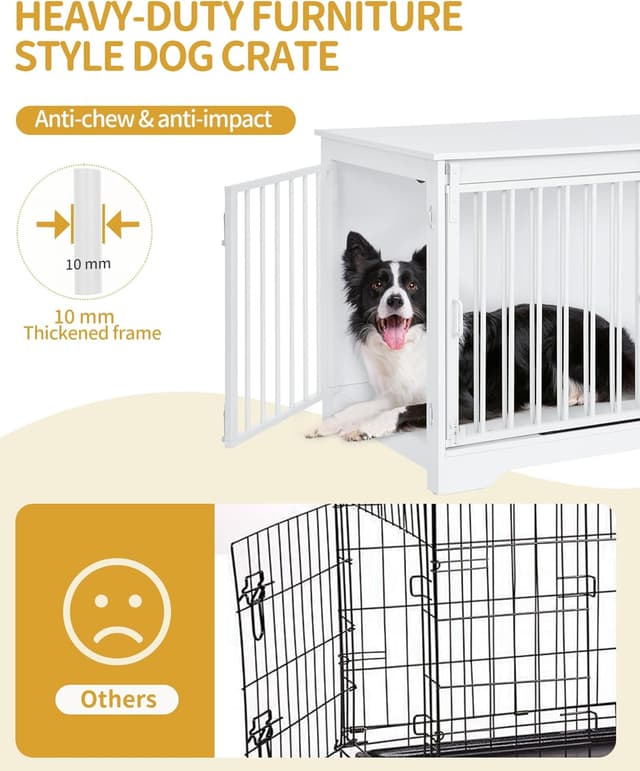 Thumbnail 2 de Hzuaneri DFC02313W jaula para perros 100 cm