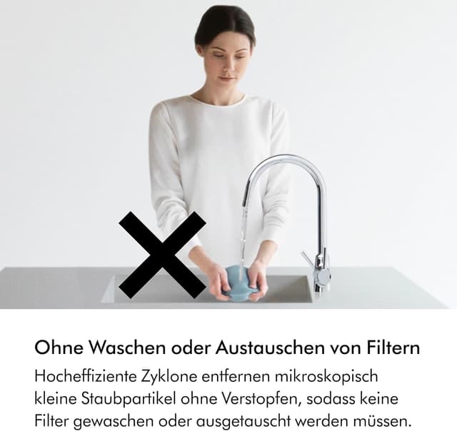 Detalle de Dyson Cinetic Big Ball Multifloor 2 Staubsauger – kraftvolle Saugleistung ohne Beutel