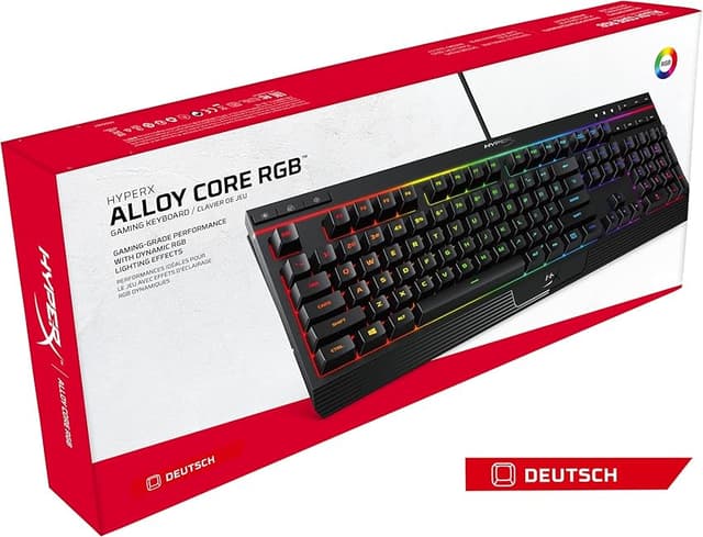 Thumbnail 4 de HyperX Alloy Core RGB teclado RGB 5 zonas