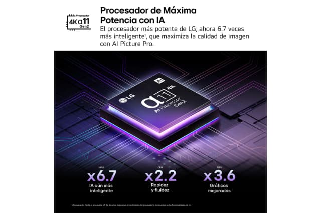 Thumbnail 5 de LG OLED65G55LW Outlet Smart TV OLED evo AI 65" 4K 2025