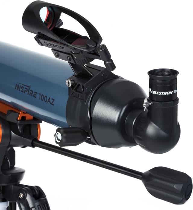 Detalle 2 de Celestron Inspire 100AZ refractor telescope with built-in smartphone adapter (22403)