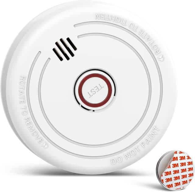 Detalle de Rauchmelder mit Magnetbefestigung & 10-Jahre-Lebensdauer (photoelektrisch, 1 Stück)