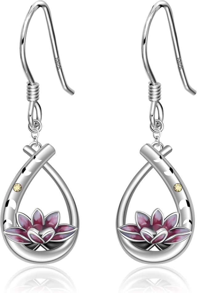 Detalle 1 de LINGBG JEWELRY 925 Sterling Silber Einfädler Ohrringe mit langer Kette – Tropfen-Ohrhänger