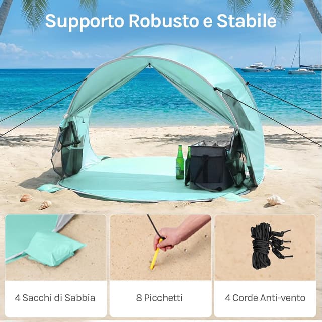 Detalle 2 de Wolfwise tenda pop up UPF 50+ 1,9 kg