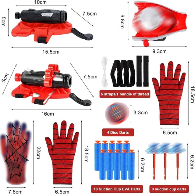 Thumbnail 1 de Taufe 3 Guantes Lanzadores Spider