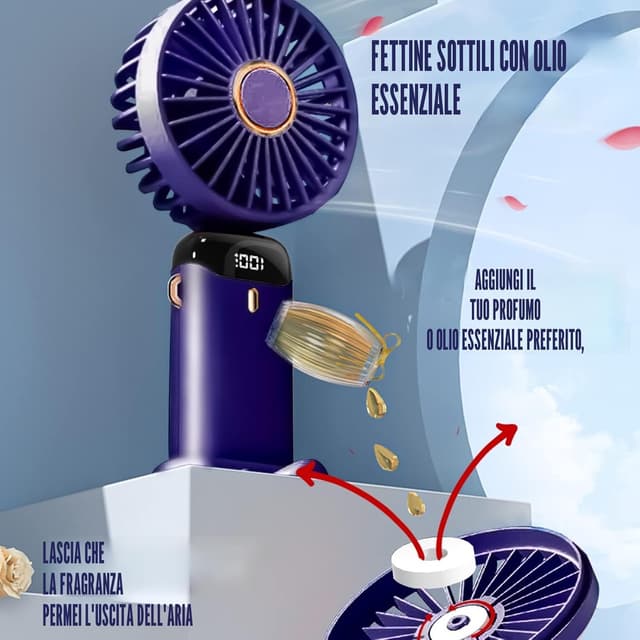 Thumbnail 2 de Jsdoin Mini ventilatore portatile 5000 mAh