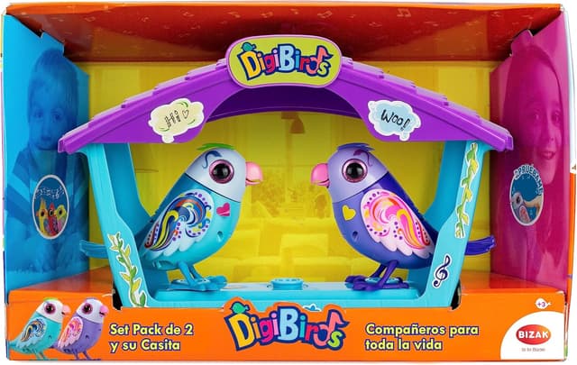Imagen de Bizak Digibirds Casita con 2 Pajaritos Interactivos 🐦 en OfertitasTOP