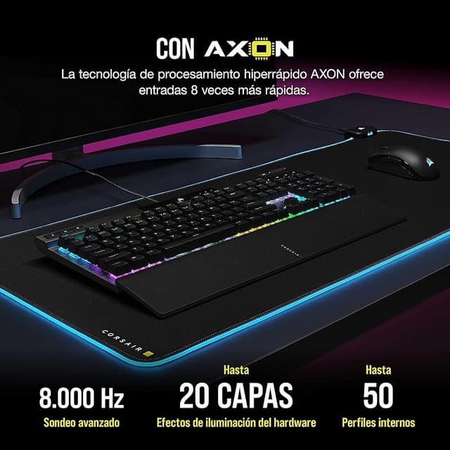 Thumbnail 3 de CORSAIR K70 RGB PRO Teclado mecánico 8000 Hz