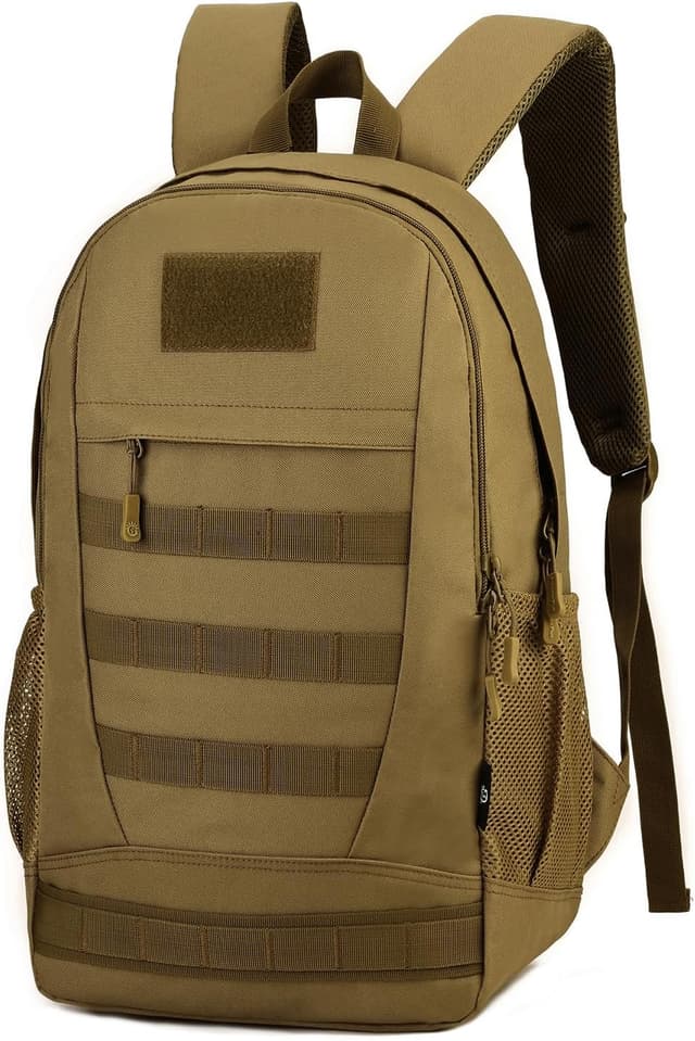 Detalle de 26-Liter taktischer Rucksack für Herren mit MOLLE-System – Mini-Tagesrucksack für Outdoor, Trekking & Reisen
