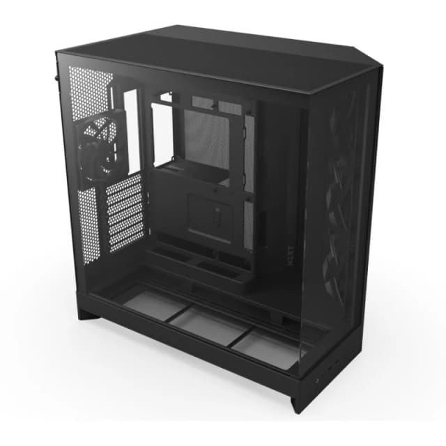 Detalle de NZXT H9 Flow Malla y vidrio templado, 3x140mm