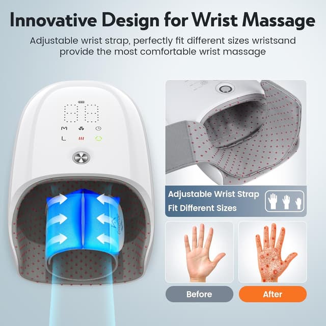 Thumbnail 4 de Cordless Hand Massager 6 Modes for Arthritis 👐