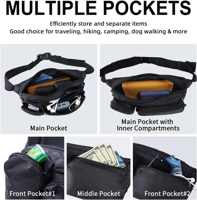 Thumbnail 5 de Eono Water Resistant Bum Bag 26.7–46.4in