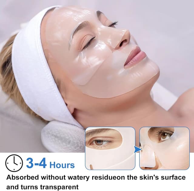 Detalle 1 de JWDMHSJ Collagen Face Mask 10 pezzi