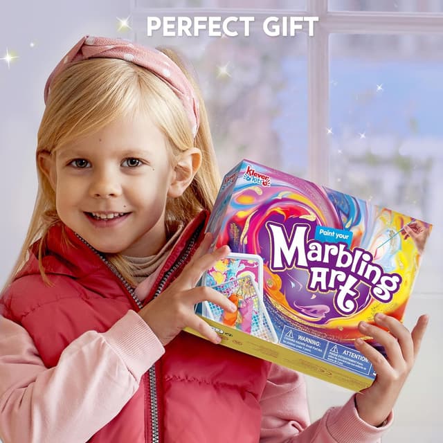 Detalle 2 de Klever Kits marbling paint art kit 6+