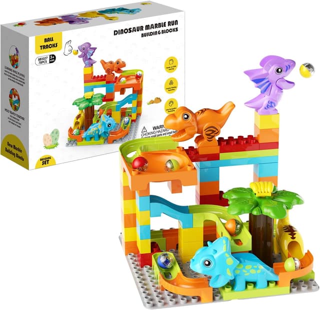 Thumbnail 5 de burgkidz Murmelbahn Bauklötze 78 Teile 🎲