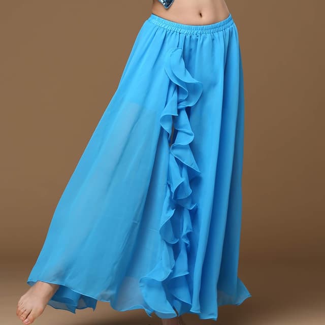 Thumbnail 5 de MUNAFIE Damen Langer Rock Bauchtanz