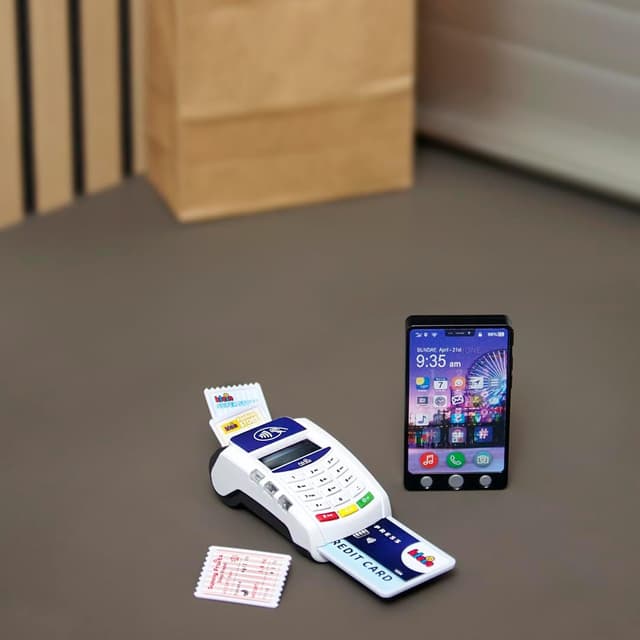 Thumbnail 4 de Theo Klein 7274 PoS-Terminal & Kinderhandy mit Licht, Sound und kontaktlosem Bezahlen