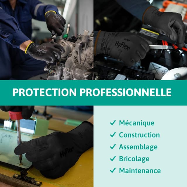 Thumbnail 2 de Ansell HyFlex gants de travail 12 paires