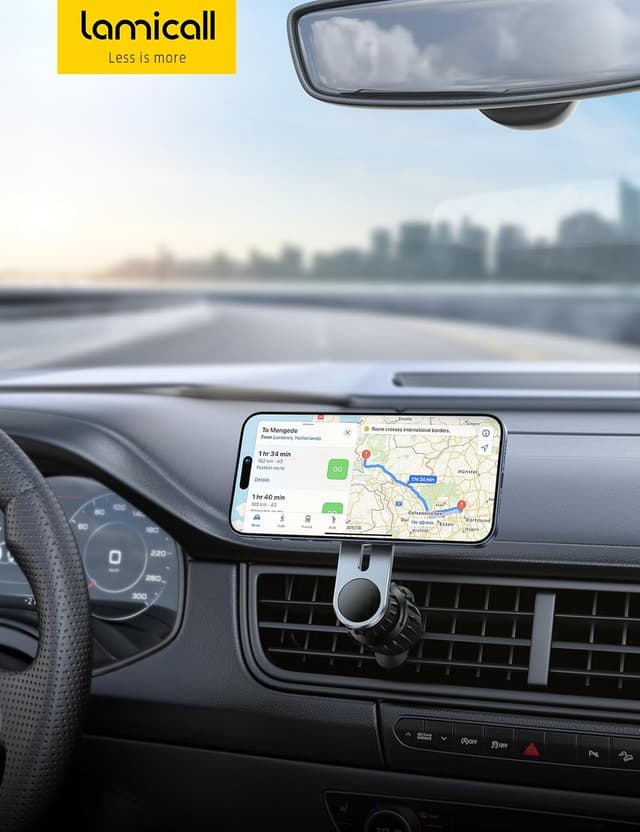 Thumbnail 6 de Lamicall MagSafe Car Mount Glass Panel