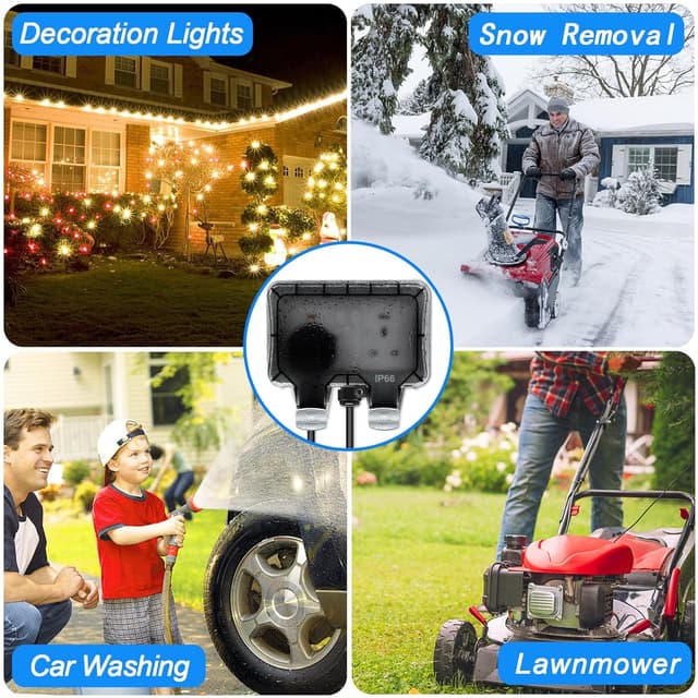 Thumbnail 6 de Weatherproof Double Outdoor Socket IP66 13Amp