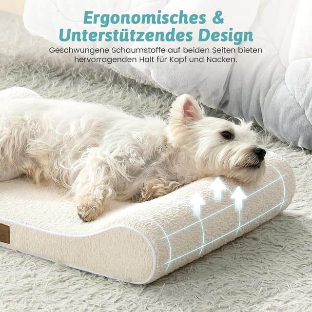 Detalle 2 de COZY KISS Orthopädisches Hundebett 90x60x13 cm